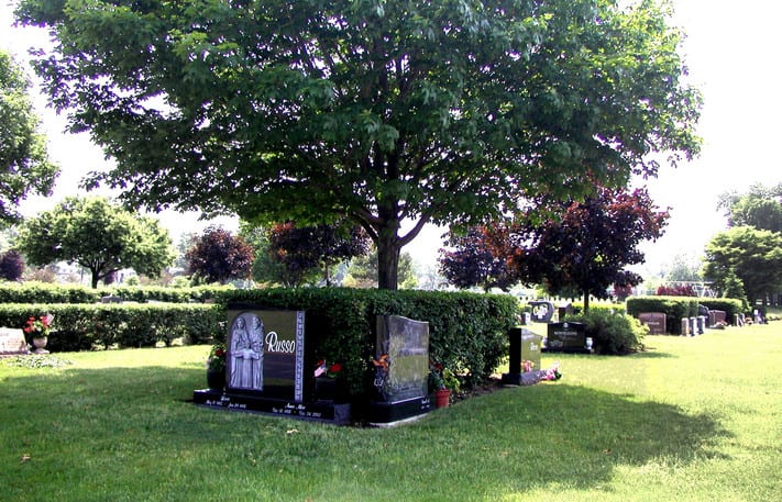 cemetery landscape design section planning